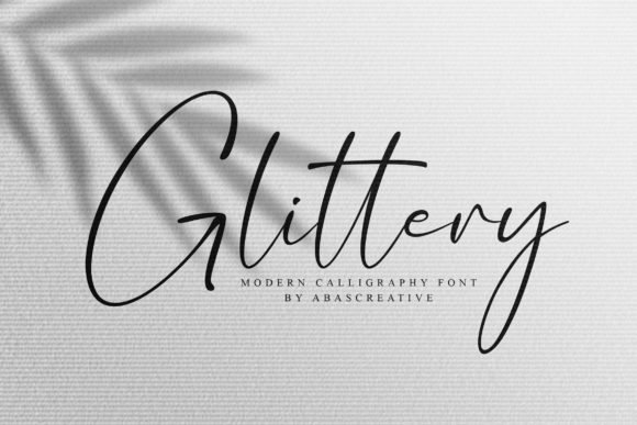 Glittery Font - Featured Image