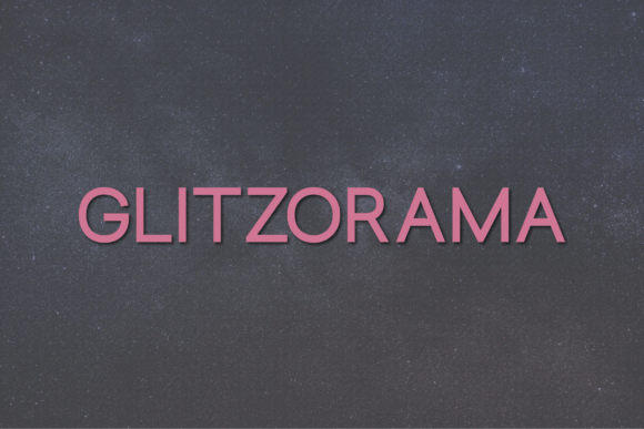 Glitzorama Font - Featured Image