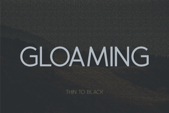 Gloaming Font - Featured Image
