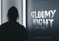Gloomy Night Font - Featured Image