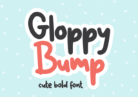 Gloppy Bump Font - Featured Image