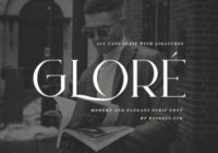 Gloré Font - Featured Image