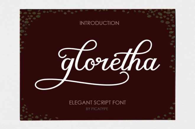 Gloretha Font - Featured Image