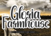 Gloria Farmhouse Font - Featured Image