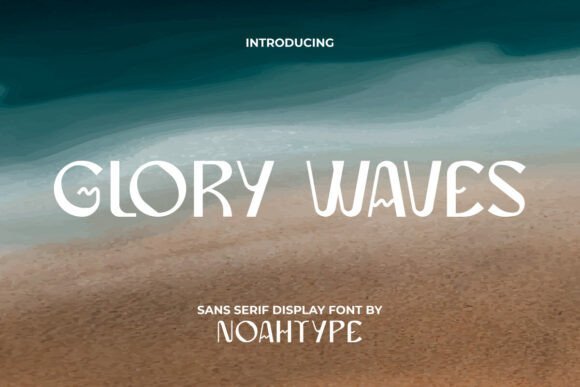 Glory Waves Font - Featured Image