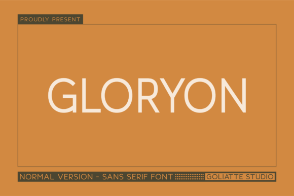 Gloryon Font - Featured Image