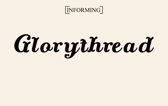 Glorythread Font - Featured Image