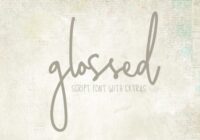 Glossed Font - Featured Image