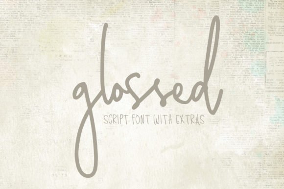 Glossed Font - Featured Image