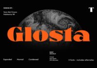 Glosta Font - Featured Image