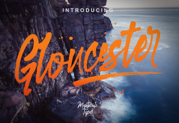 Gloucester Script Font - Featured Image