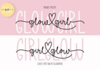 Glow Girl Font - Featured Image