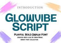 Glowvibe Script Font - Featured Image