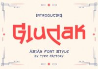 Gludak Font - Featured Image
