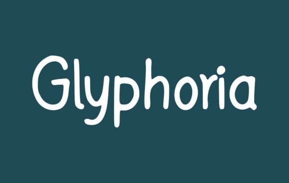 Glyphoria Font - Featured Image