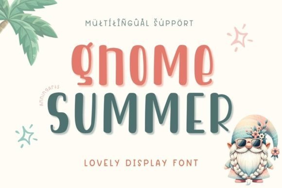 Gnome Summer Font - Featured Image