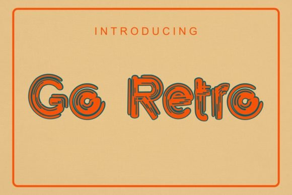 Go Retro Font - Featured Image
