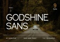 Godshine Sans Font - Featured Image