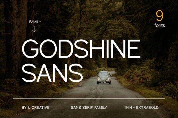 Godshine Sans Font - Featured Image