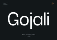 Gojali Font - Featured Image