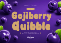 Gojiberry Quibble Font - Featured Image
