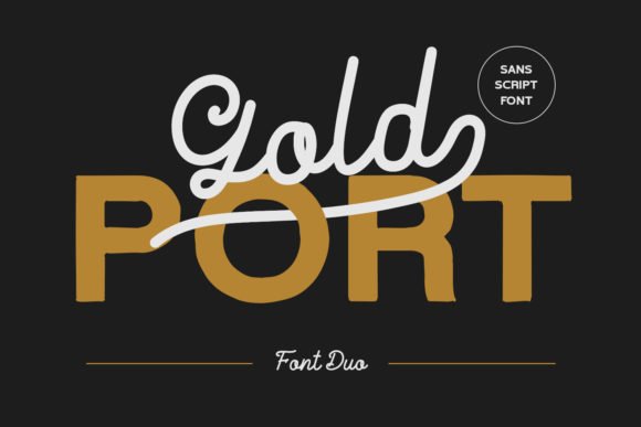 Gold Port Font - Featured Image