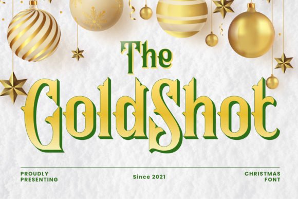 Gold Shot Font - Featured Image
