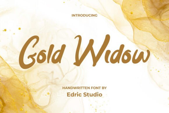 Gold Widow Font - Featured Image