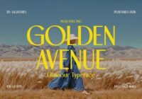 Golden Avenue Font - Featured Image