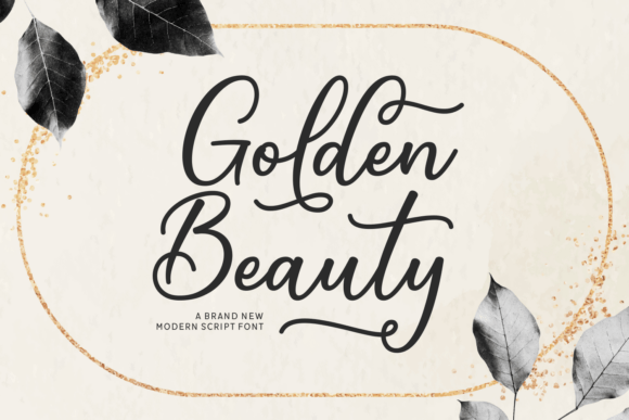 Golden Beauty Font - Featured Image