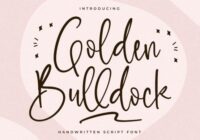 Golden Bulldock Font - Featured Image