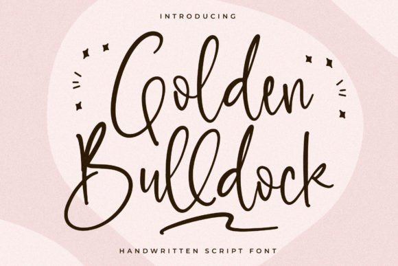 Golden Bulldock Font - Featured Image