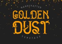 Golden Dust Font - Featured Image