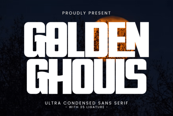 Golden Ghouls Font - Featured Image