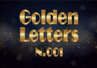 Golden Letters N.001 Font - Featured Image