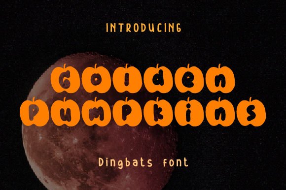 Golden Pumpkins Font - Featured Image