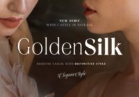 Golden Silk Font - Featured Image