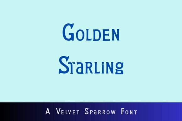 Golden Starling Font - Featured Image