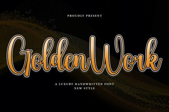 Golden Work Font - Featured Image