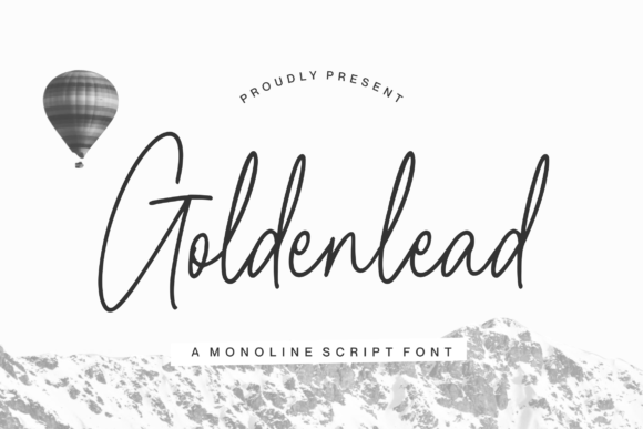 Goldenlead Font - Featured Image
