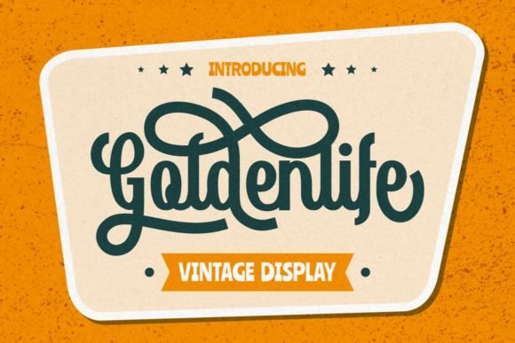 Goldenlife Font - Featured Image