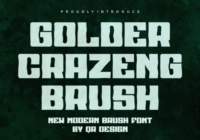 Golder Crazeng Brush Font - Featured Image