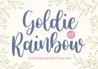 Goldie Rainbow Font - Featured Image