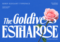 Goldive Estharose Regular Font - Featured Image