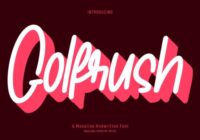 Golfrush Font - Featured Image