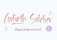 Goliath Soldier Font - Featured Image