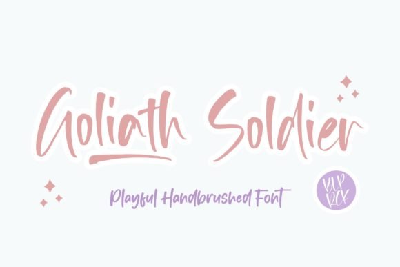 Goliath Soldier Font - Featured Image