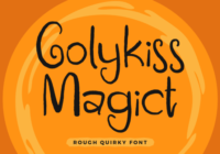 Golykiss Magict Font - Featured Image