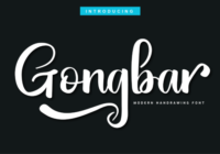 Gongbar Font - Featured Image