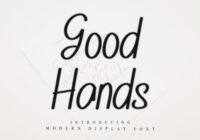 Good Hands Font - Featured Image